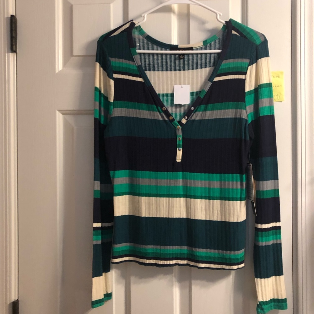 Long sleeve striped shirt